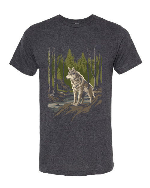 Youth Canadiana Wolf T-Shirt
