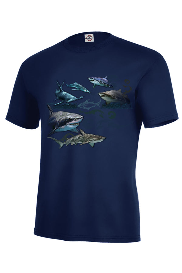 Adult Shark Tattoo T-Shirt