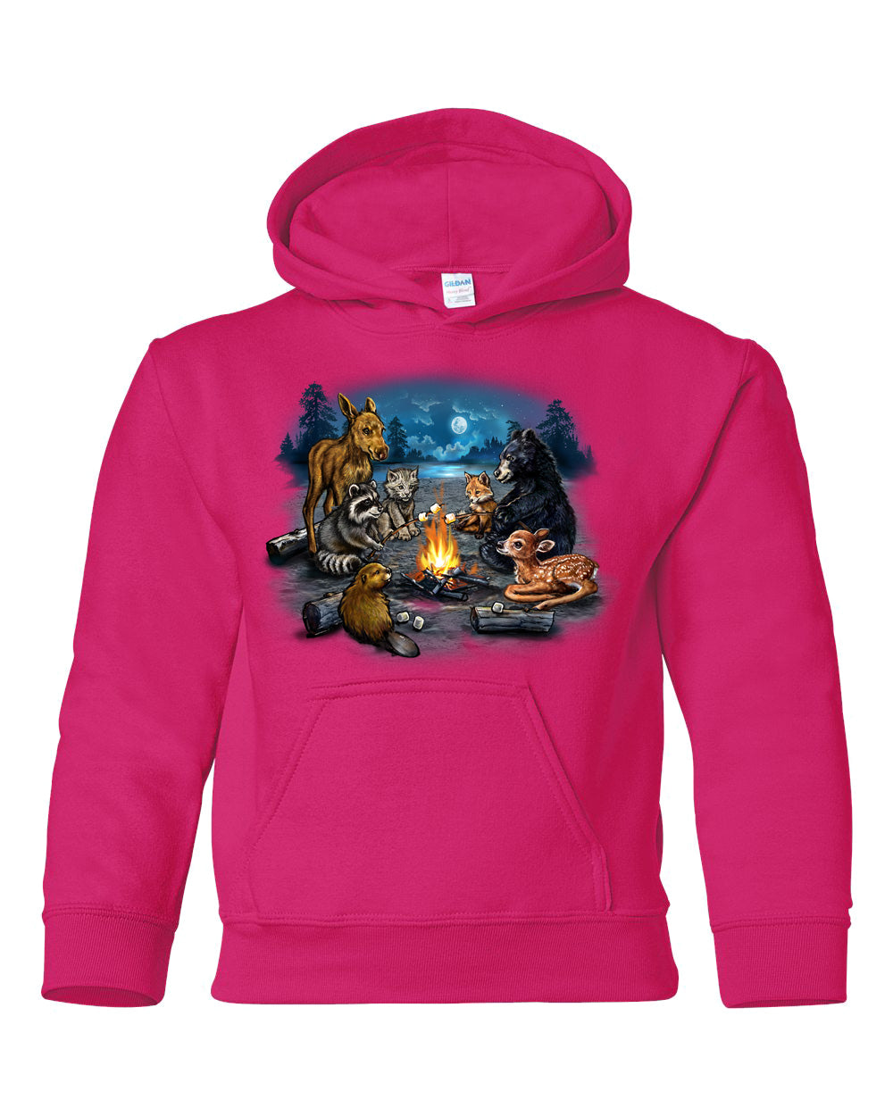 Youth Campfire Critters Hooded Sweatshirt