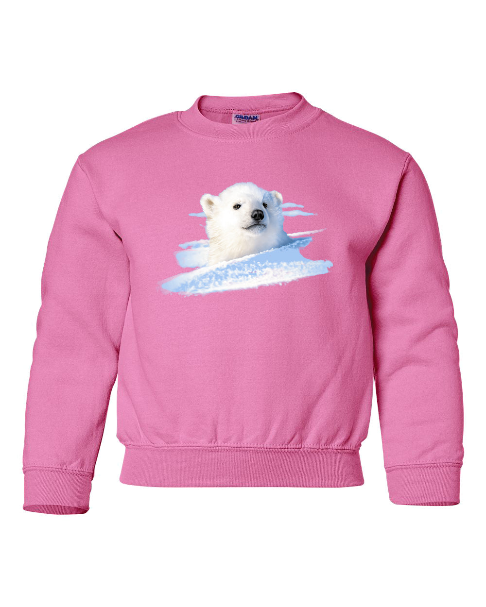 Youth First Outing on a crewneck sweatshirt.