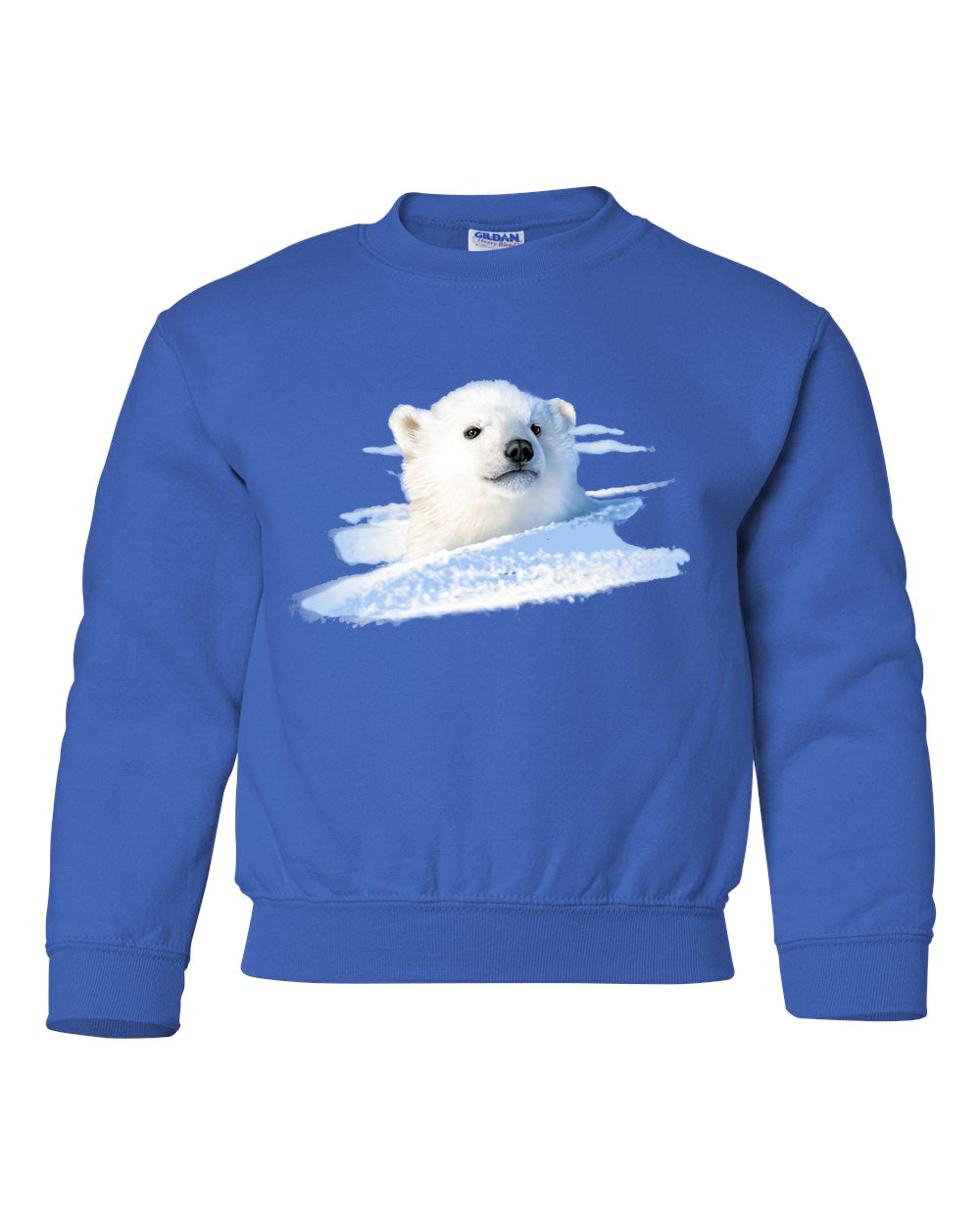 Youth First Outing on a crewneck sweatshirt.