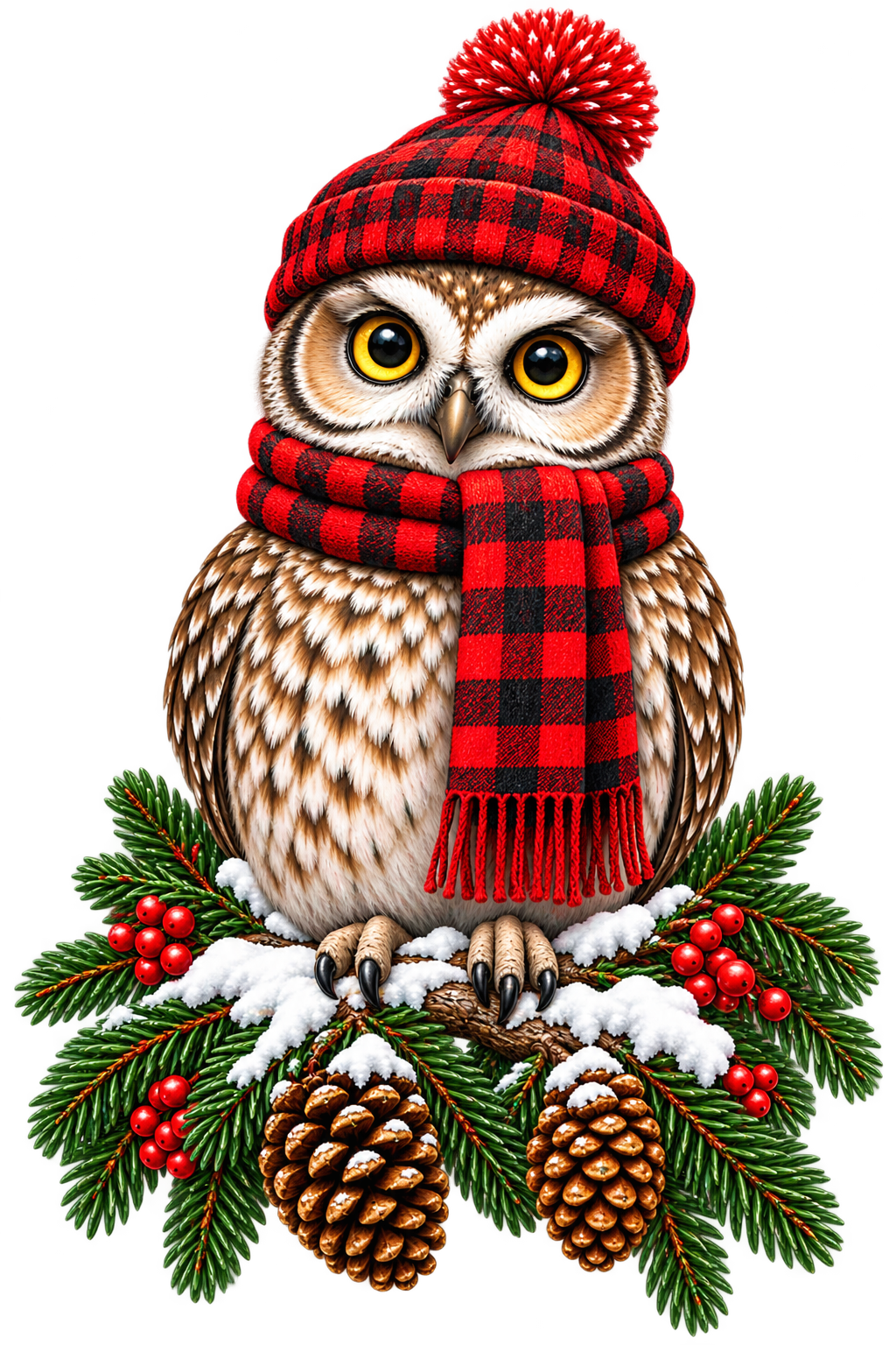 Adult Holiday Owl