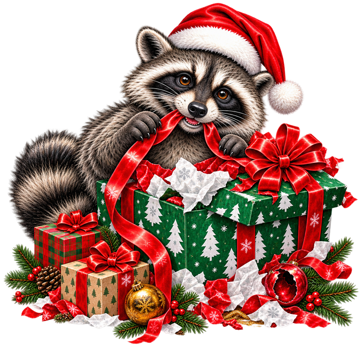 Adult Holiday Racoon