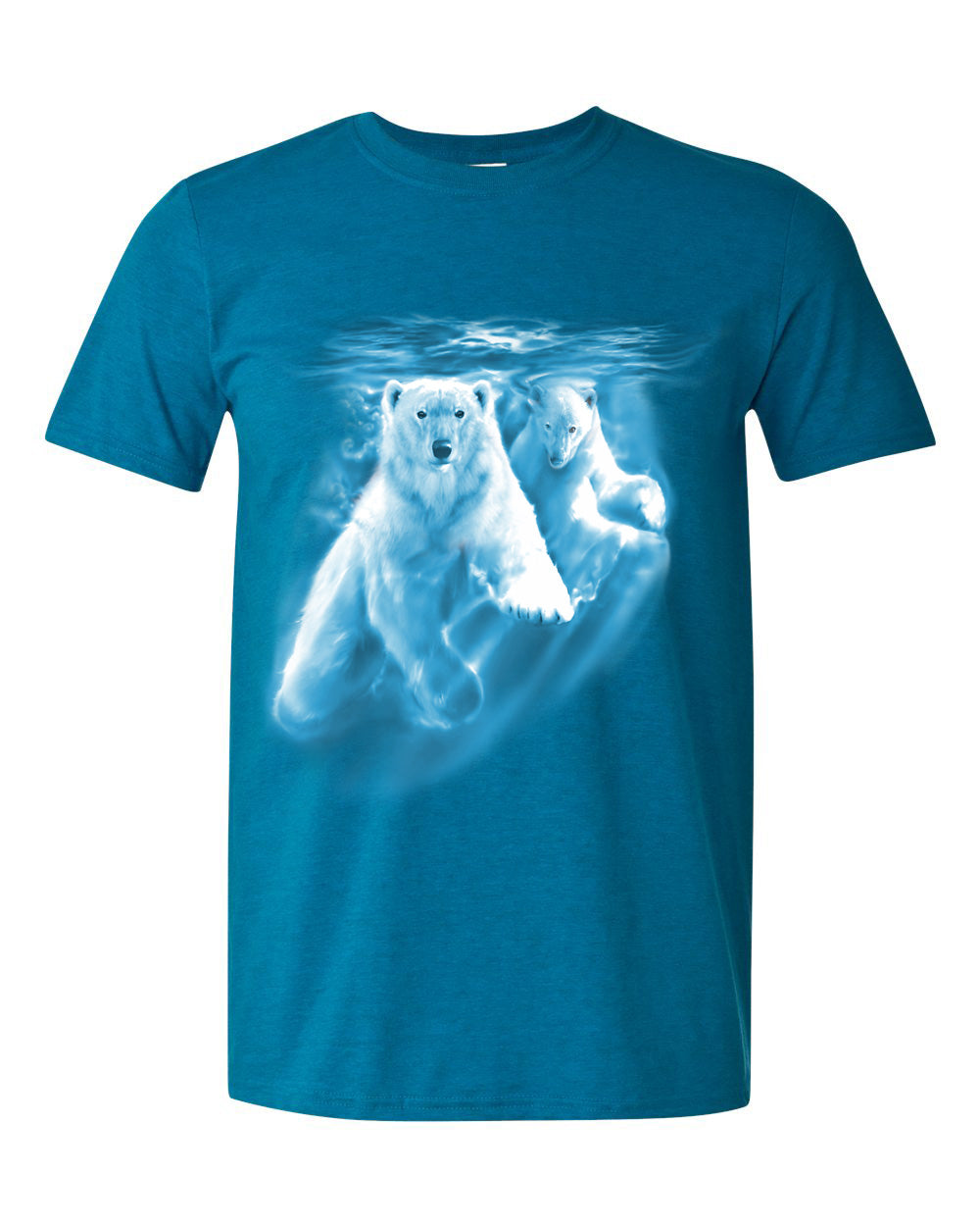 Adult Polar Swim Team T-shirt (Polar Bears swimming)