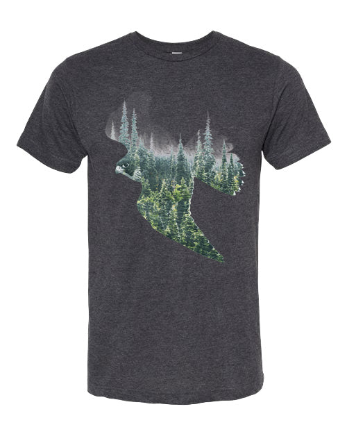 Adult Peregrine Forest T-Shirt