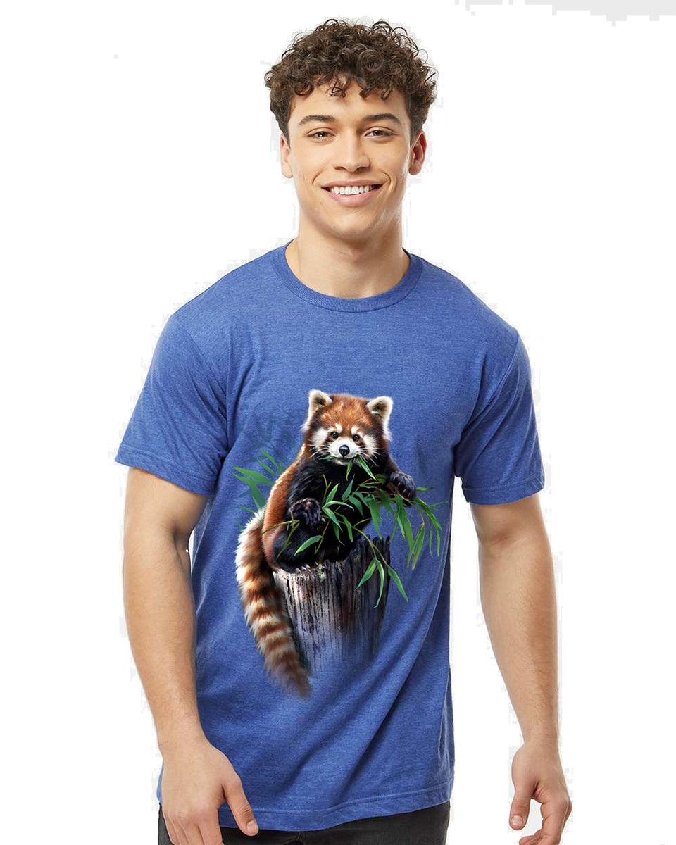 M出品 Rosymonster plavful panda tunic Adult Red Panda T-Shirt