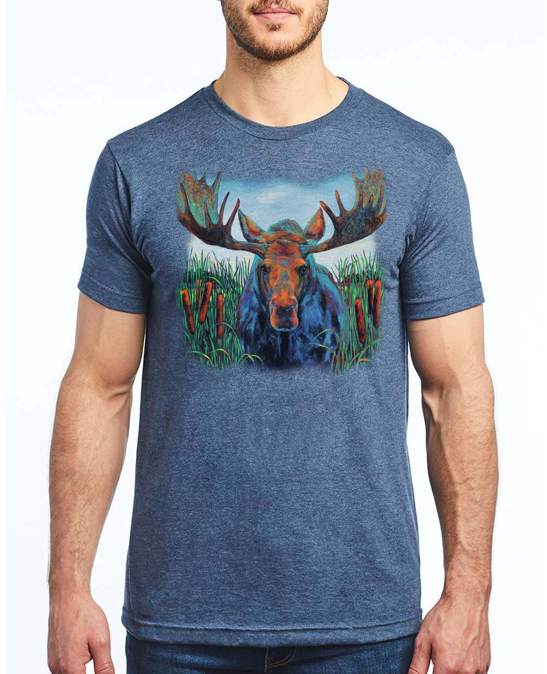 Adult Bull Rush Moose T-Shirt