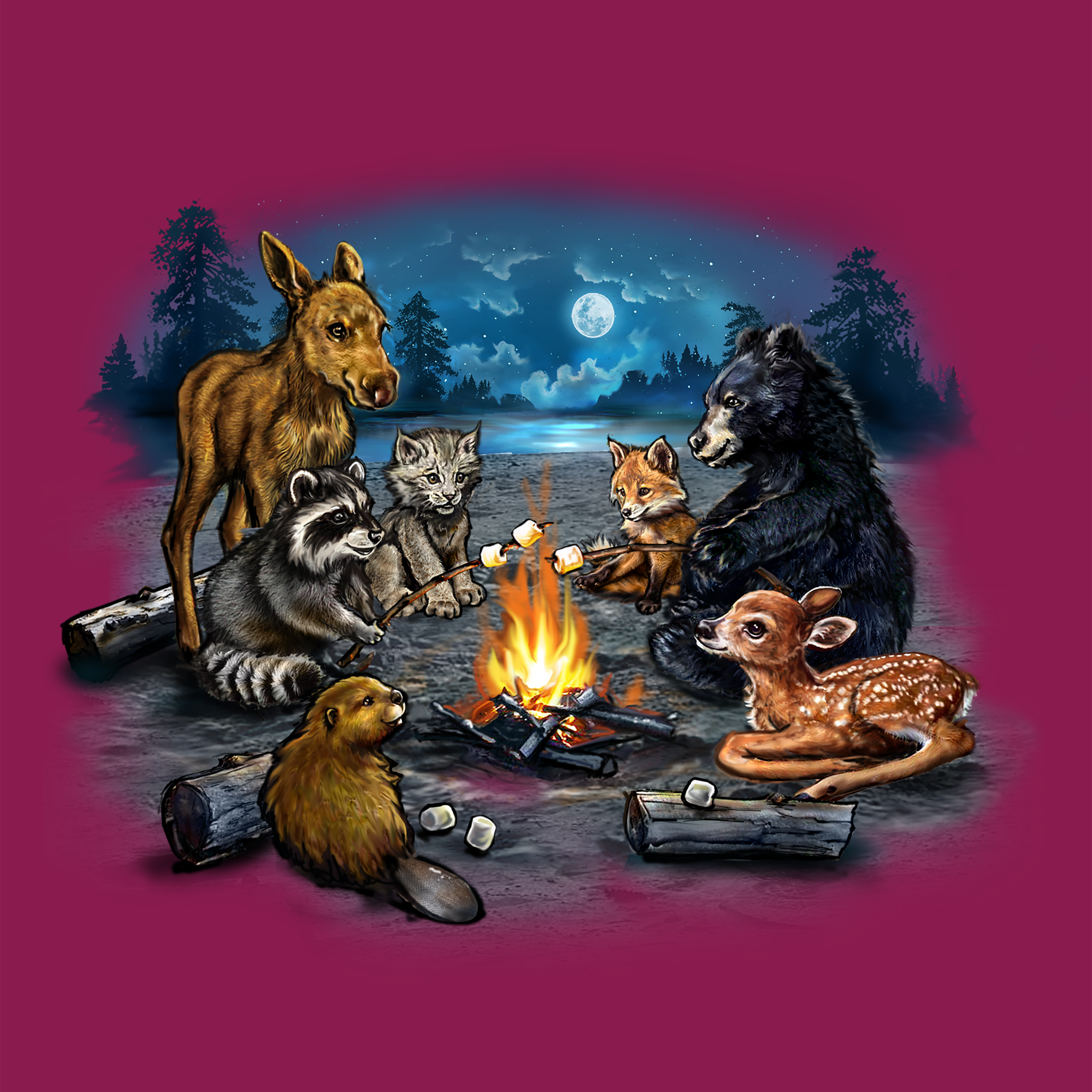 Children's Campfire Critters T-Shirt