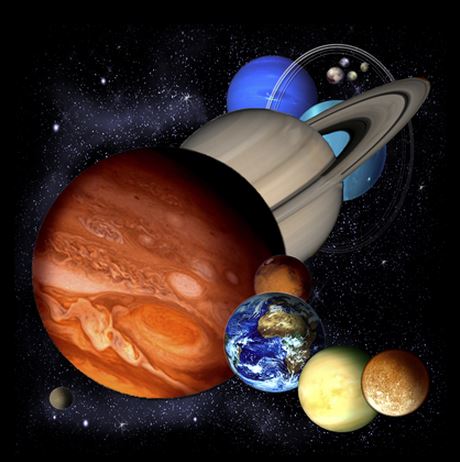 Planets- artwork of planets in the solar system
